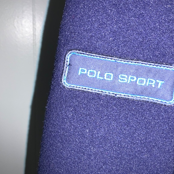 Polo Sport Ralph Lauren fleece hoodie sweatshirt Sz M kangaroo pocket - Picture 4 of 6